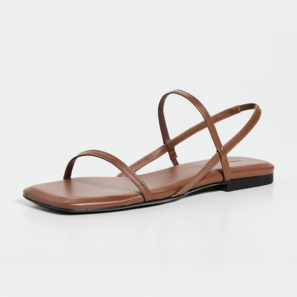 Anine Bing Hilda Cognac Flat Sandals 38 - Picture 7 of 7
